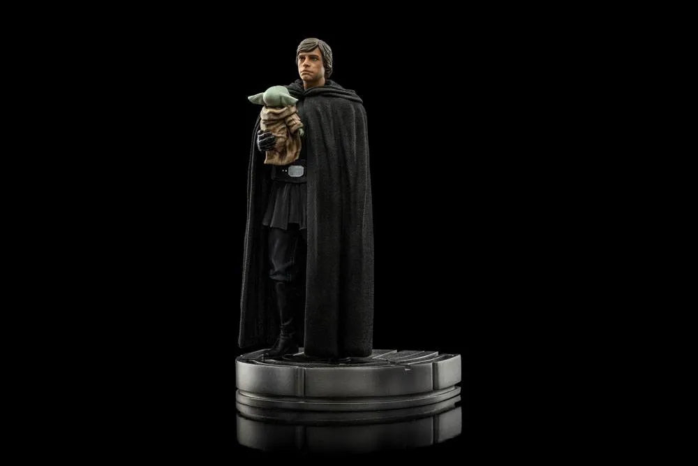 Star Wars The Mandalorian Art Scale Statue 1/10 Luke Skywalker und Grogu 21 cm - Smalltinytoystore