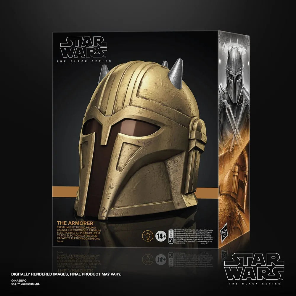 Star Wars: The Mandalorian Black Series Elektronischer Helm The Armorer - Smalltinytoystore