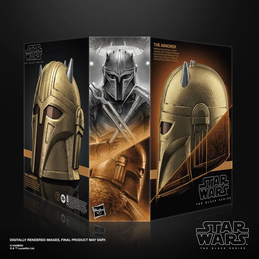 Star Wars: The Mandalorian Black Series Elektronischer Helm The Armorer - Smalltinytoystore