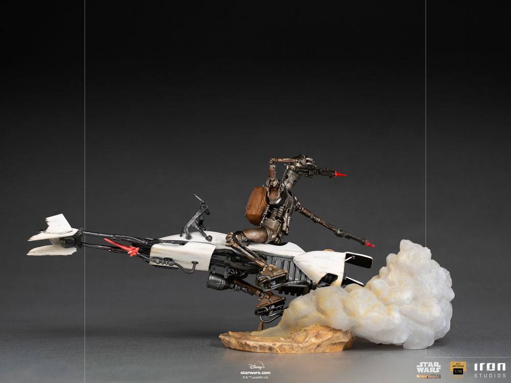 Star Wars The Mandalorian Deluxe Art Scale Statue 1/10 IG-11 & The Child 20 cm - Smalltinytoystore