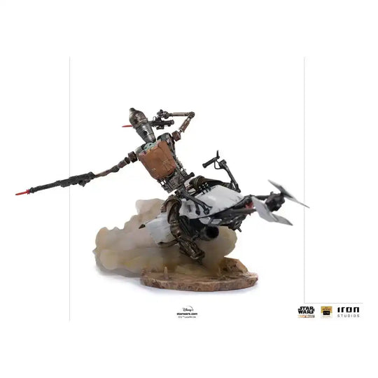 Star Wars The Mandalorian Deluxe Art Scale Statue 1/10 IG-11 & The Child 20 cm - Smalltinytoystore