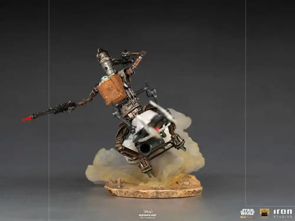 Star Wars The Mandalorian Deluxe Art Scale Statue 1/10 IG-11 & The Child 20 cm - Smalltinytoystore