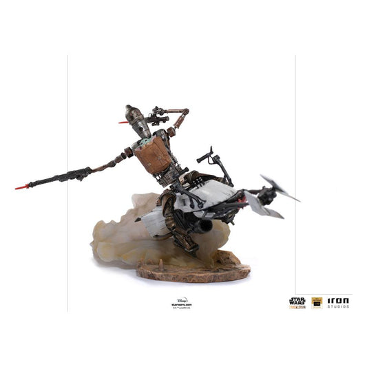 Star Wars The Mandalorian Deluxe Art Scale Statue 1/10 IG-11 & The Child 20 cm - Smalltinytoystore