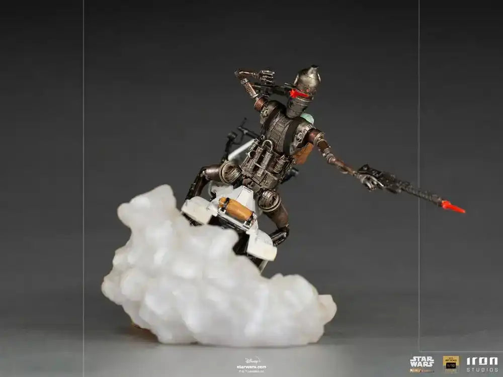 Star Wars The Mandalorian Deluxe Art Scale Statue 1/10 IG-11 & The Child 20 cm - Smalltinytoystore