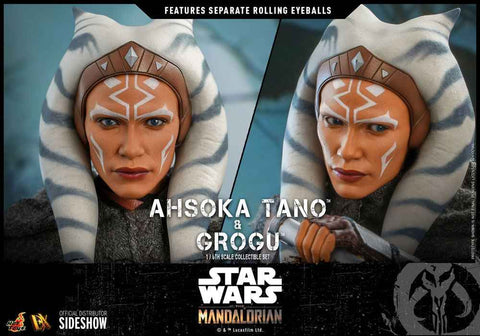 Star Wars The Mandalorian Doppelpack 1/6 Ahsoka Tano & Grogu 29 cm - Smalltinytoystore