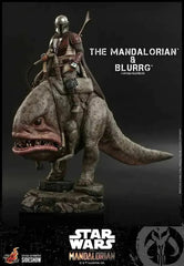 Star Wars The Mandalorian Doppelpack 1/6 The Mandalorian & Blurrg 37 cm HOT TOYS - Smalltinytoystore