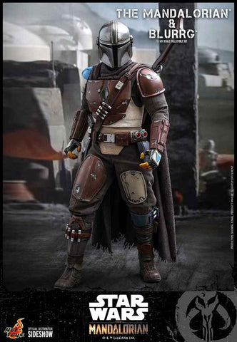 Star Wars The Mandalorian Doppelpack 1/6 The Mandalorian & Blurrg 37 cm - Smalltinytoystore