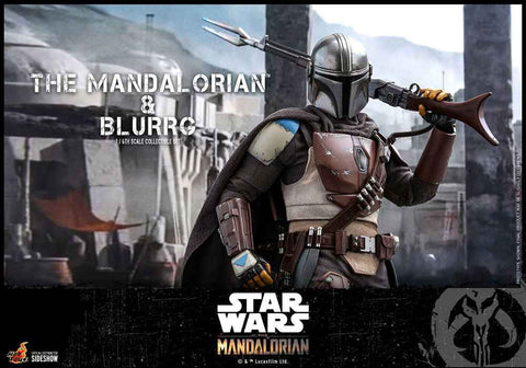 Star Wars The Mandalorian Doppelpack 1/6 The Mandalorian & Blurrg 37 cm - Smalltinytoystore