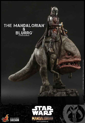 Star Wars The Mandalorian Doppelpack 1/6 The Mandalorian & Blurrg 37 cm - Smalltinytoystore