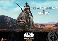 Star Wars The Mandalorian Doppelpack 1/6 The Mandalorian & Blurrg 37 cm - Smalltinytoystore