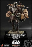 Star Wars The Mandalorian Doppelpack 1/6 The Mandalorian & Grogu Deluxe Version 30 cm HOT TOYS - Smalltinytoystore