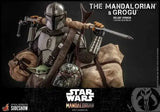 Star Wars The Mandalorian Doppelpack 1/6 The Mandalorian & Grogu Deluxe Version 30 cm HOT TOYS - Smalltinytoystore