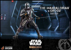 Star Wars The Mandalorian Doppelpack 1/6 The Mandalorian & Grogu Deluxe Version 30 cm - Smalltinytoystore