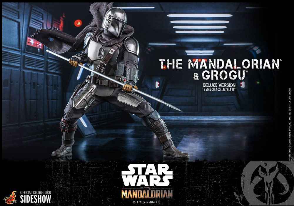 Star Wars The Mandalorian Doppelpack 1/6 The Mandalorian & Grogu Deluxe Version 30 cm - Smalltinytoystore