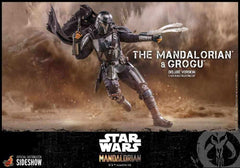 Star Wars The Mandalorian Doppelpack 1/6 The Mandalorian & Grogu Deluxe Version 30 cm - Smalltinytoystore