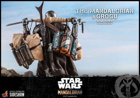 Star Wars The Mandalorian Doppelpack 1/6 The Mandalorian & Grogu Deluxe Version 30 cm - Smalltinytoystore