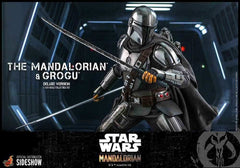 Star Wars The Mandalorian Doppelpack 1/6 The Mandalorian & Grogu Deluxe Version 30 cm - Smalltinytoystore