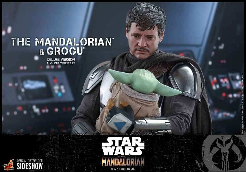 Star Wars The Mandalorian Doppelpack 1/6 The Mandalorian & Grogu Deluxe Version 30 cm - Smalltinytoystore