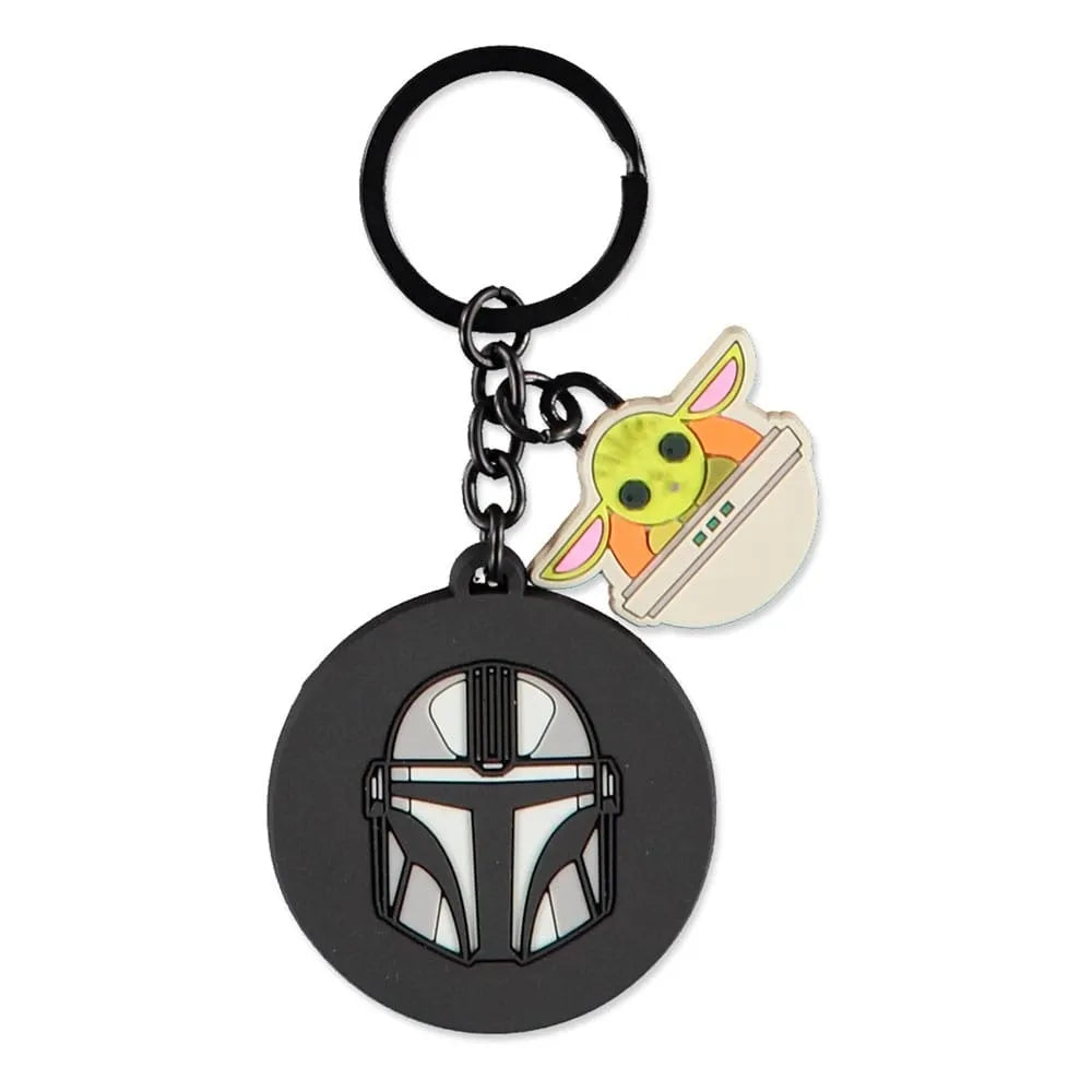 Star Wars: The Mandalorian Gummi-Schlüsselanhänger Mandalorian & Grogu - Smalltinytoystore