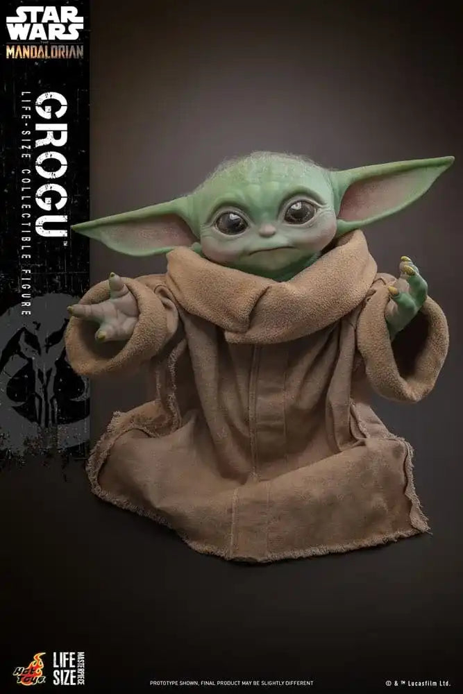 Star Wars The Mandalorian Life-Size Masterpiece Grogu 37 cm HOT TOYS - Smalltinytoystore