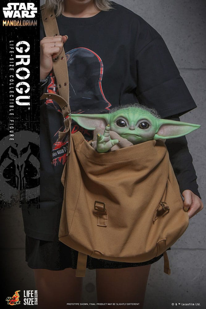 Star Wars The Mandalorian Life-Size Masterpiece Grogu 37 cm HOT TOYS - Smalltinytoystore