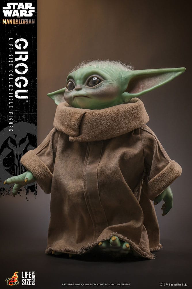 Star Wars The Mandalorian Life-Size Masterpiece Grogu 37 cm HOT TOYS - Smalltinytoystore