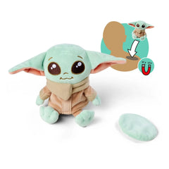Star Wars The Mandalorian Plüschfigur Grogu Shoulder Rider 12 cm - Smalltinytoystore