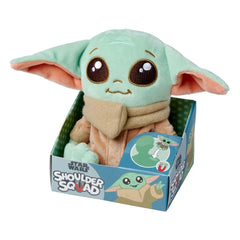 Star Wars The Mandalorian Plüschfigur Grogu Shoulder Rider 12 cm - Smalltinytoystore