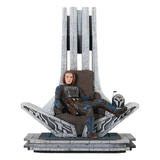 Star Wars: The Mandalorian Premier Collection Statue 1/7 Bo-Katan Kryze on Throne 35 cm - Smalltinytoystore