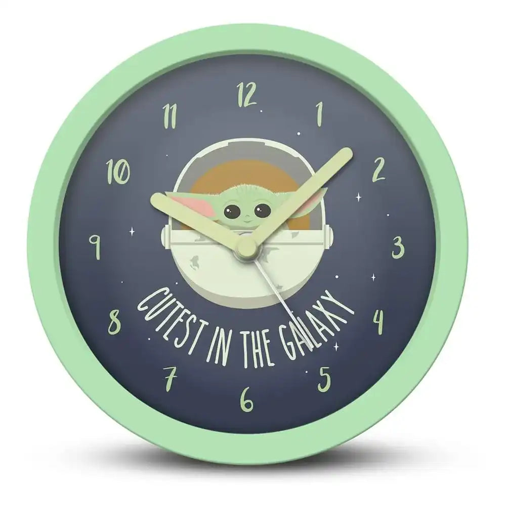 Star Wars: The Mandalorian Schreibtischuhr Cutest in the Galaxy - Smalltinytoystore