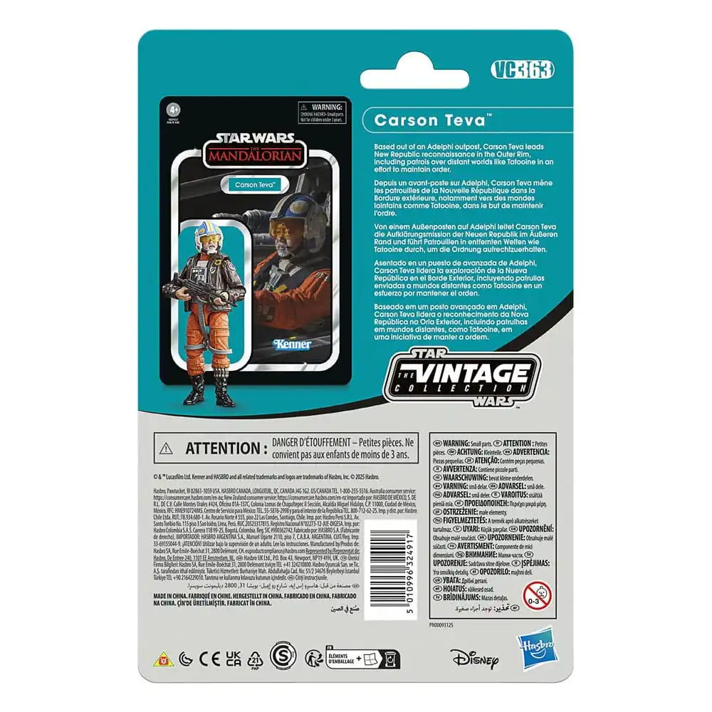 Star Wars: The Mandalorian Vintage Collection Actionfigur Carson Teva 10 cm - Smalltinytoystore