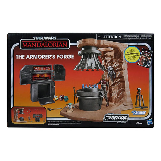 Star Wars The Mandalorian Vintage Collection The Armorer's Forge mit The Armorer (Lakeside Covert World) - Smalltinytoystore