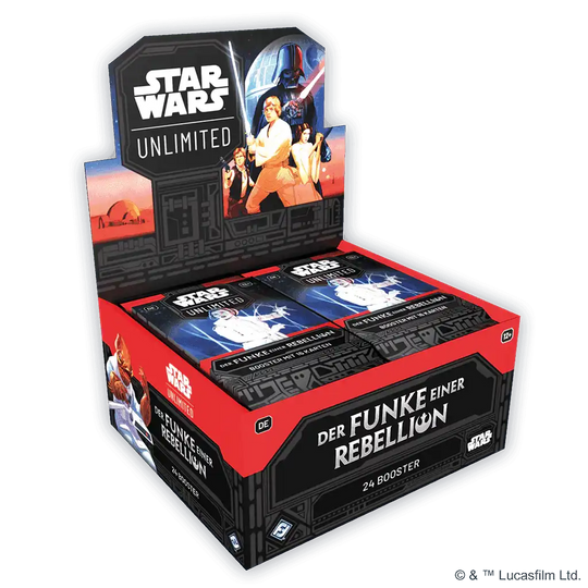 Star Wars Unlimited Der Funke einer Rebellion BOOSTER DISPLAY 24 Stck DE - Smalltinytoystore