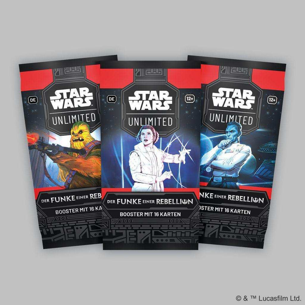 Star Wars Unlimited Der Funke einer Rebellion BOOSTER DISPLAY 24 Stck DE - Smalltinytoystore