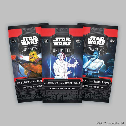 Star Wars Unlimited Der Funke einer Rebellion BOOSTER DISPLAY 24 Stck DE - Smalltinytoystore