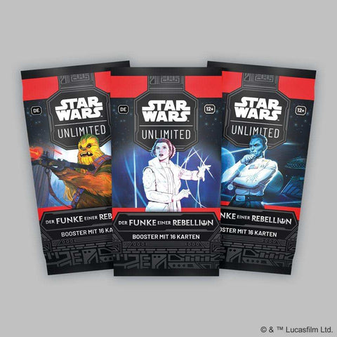 Star Wars Unlimited Der Funke einer Rebellion BOOSTER DISPLAY 24 Stck DE - Smalltinytoystore