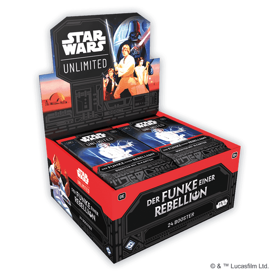 Star Wars Unlimited Der Funke einer Rebellion BOOSTER DISPLAY 24 Stck DE - Smalltinytoystore