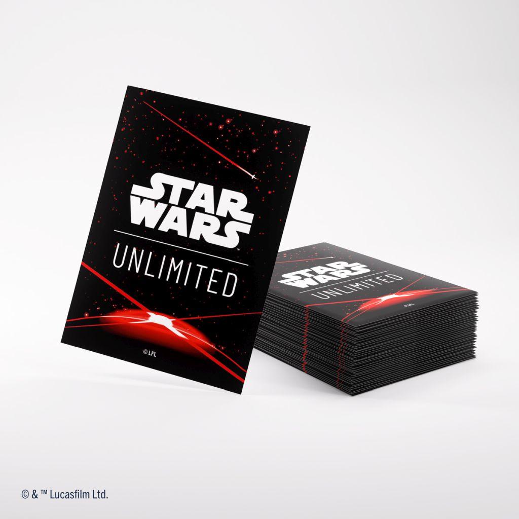 Star Wars Unlimited GAMEGENIC ART DOUBLE SLEEVING PACK SPACE RED - Smalltinytoystore
