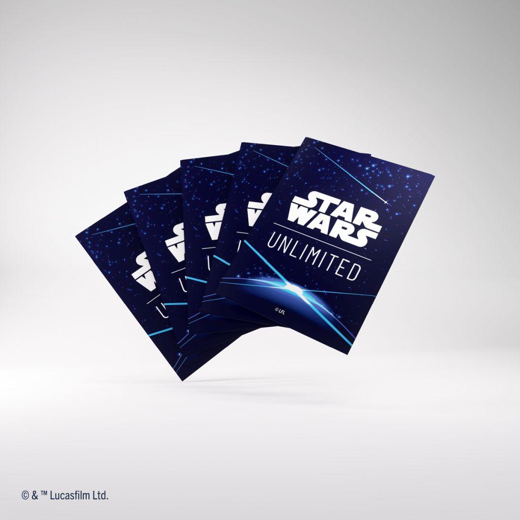 Star Wars Unlimited GAMEGENIC ART SLEEVES SPACE BLUE - Smalltinytoystore