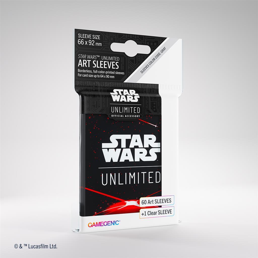 Star Wars Unlimited GAMEGENIC ART SLEEVES SPACE RED - Smalltinytoystore