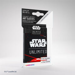 Star Wars Unlimited GAMEGENIC ART SLEEVES SPACE RED - Smalltinytoystore