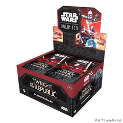 Star Wars Unlimited - Twilight of the Republic Booster Display (24 Booster) - Deutsch