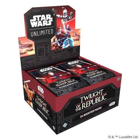 Star Wars Unlimited - Twilight of the Republic Booster Display (24 Booster) - Deutsch