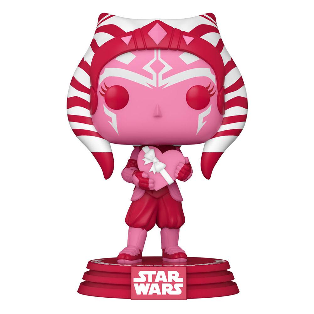 Star Wars Valentines POP! Star Wars Vinyl Figur Ahsoka 9 cm - Smalltinytoystore