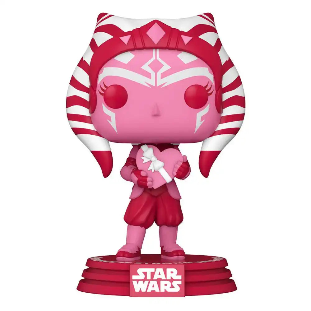Star Wars Valentines POP! Star Wars Vinyl Figur Ahsoka 9 cm - Smalltinytoystore