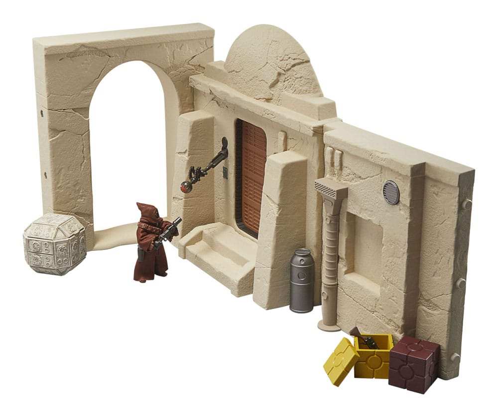 Star Wars Vintage Collection Episode IV Playset Streets of Mos Eisley mit Jawa - Smalltinytoystore