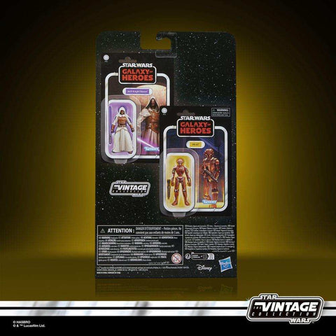 Star Wars Vintage Collection Galaxy of Heroes Jedi Knight Revan & HK-47 10 cm - Smalltinytoystore