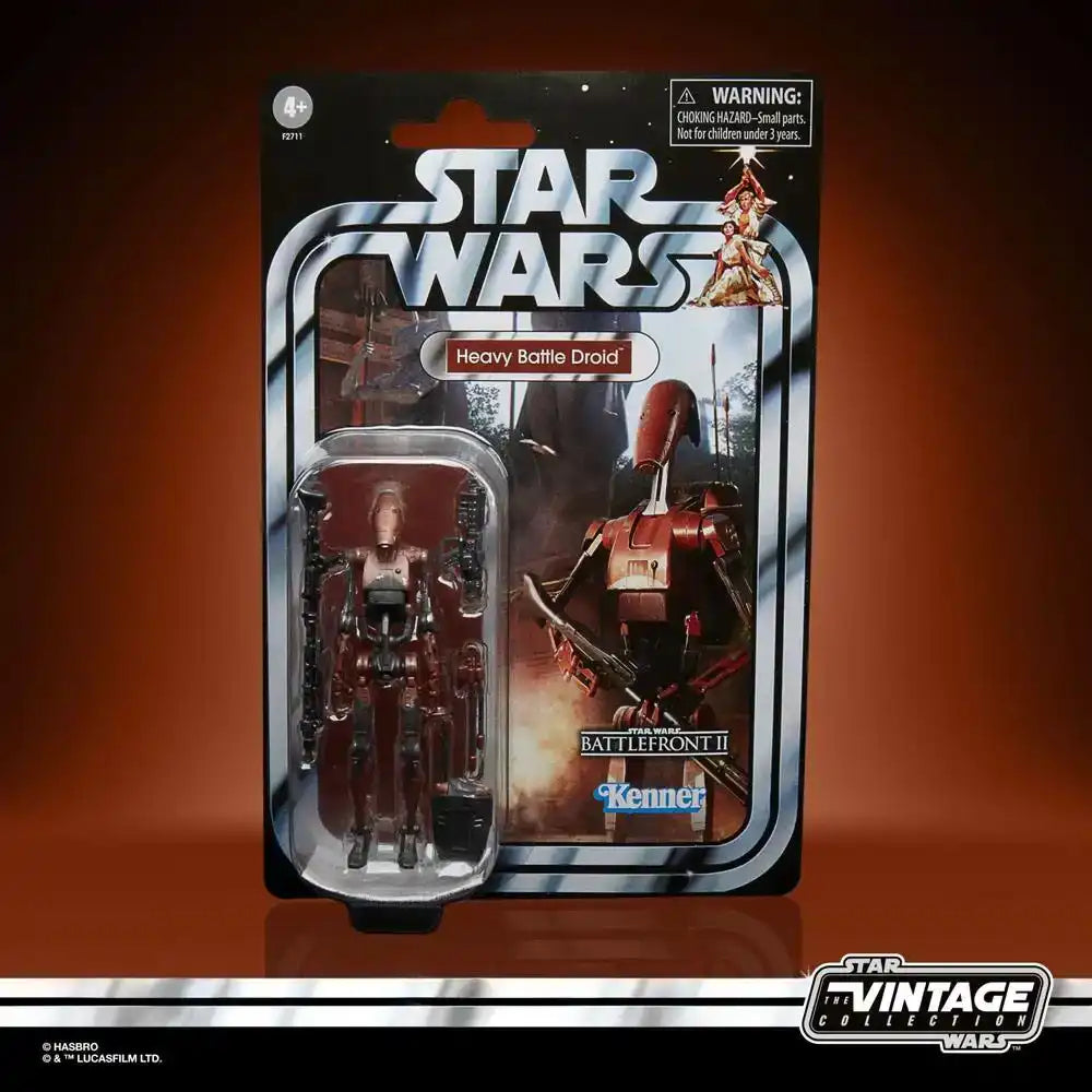 Star Wars Vintage Collection Gaming Greats Actionfigur 2021 Heavy Battle Droid (Battlefront II) - Smalltinytoystore
