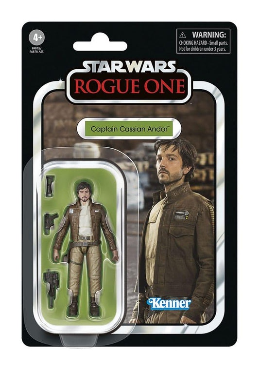 Star Wars Vintage Collection Rogue One Captain Cassian Andor 10 cm - Smalltinytoystore