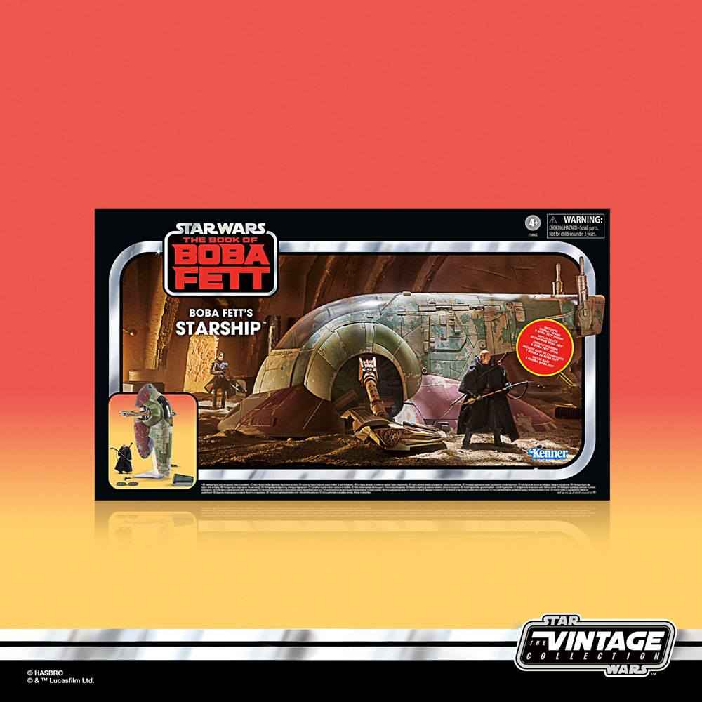 Star Wars Vintage Collection The Book of Boba Fett Fahrzeug Boba Fett's Starship - Smalltinytoystore